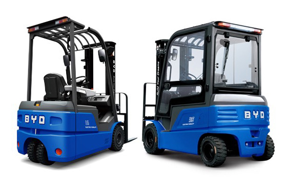 Byd Electric Iron Phosphate Powered Forklifts