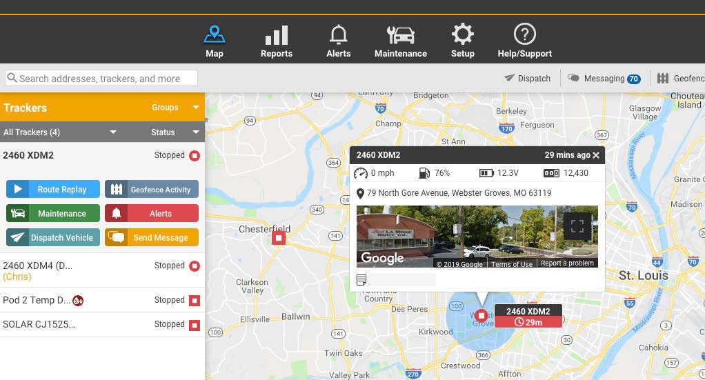 gsp forklift fleet tracking