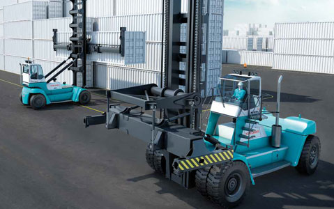 konecrane container handler forklift