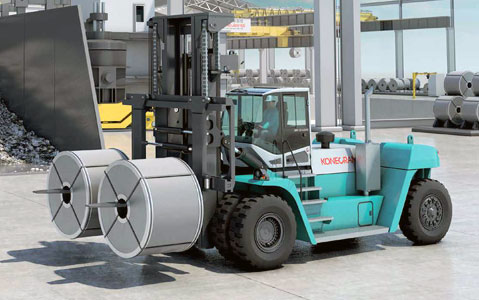 konecrane heavy duty forklift