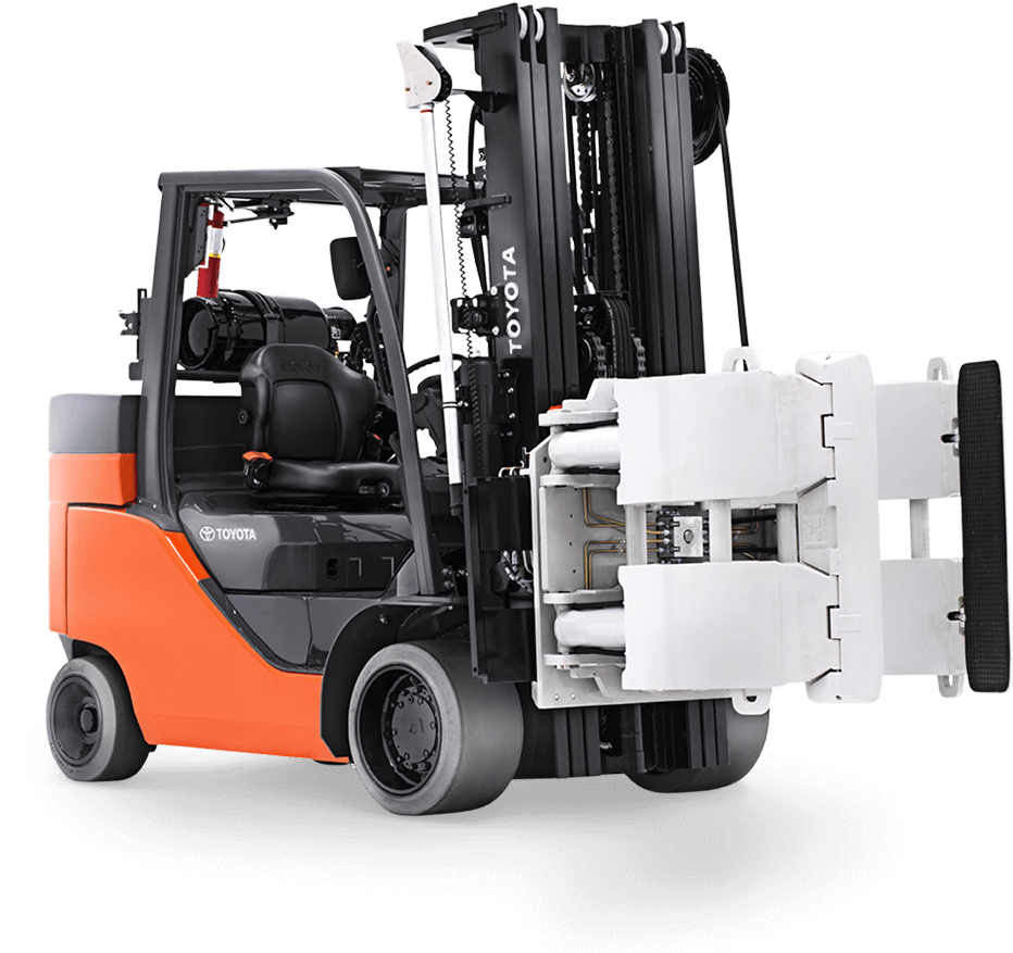 toyota paper roll forklift attachment