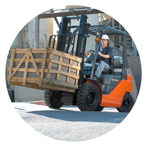 toyota pneumatic forklift